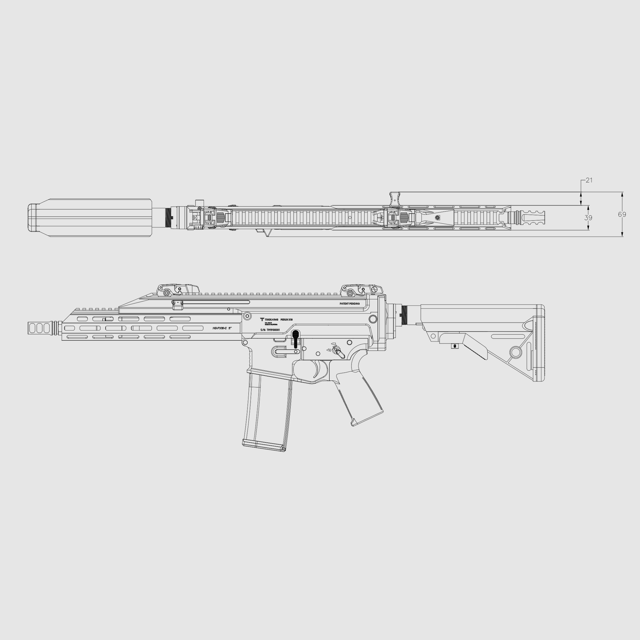 Tinck Arms PERUN X-16 7,62X39, image 6 sur 6