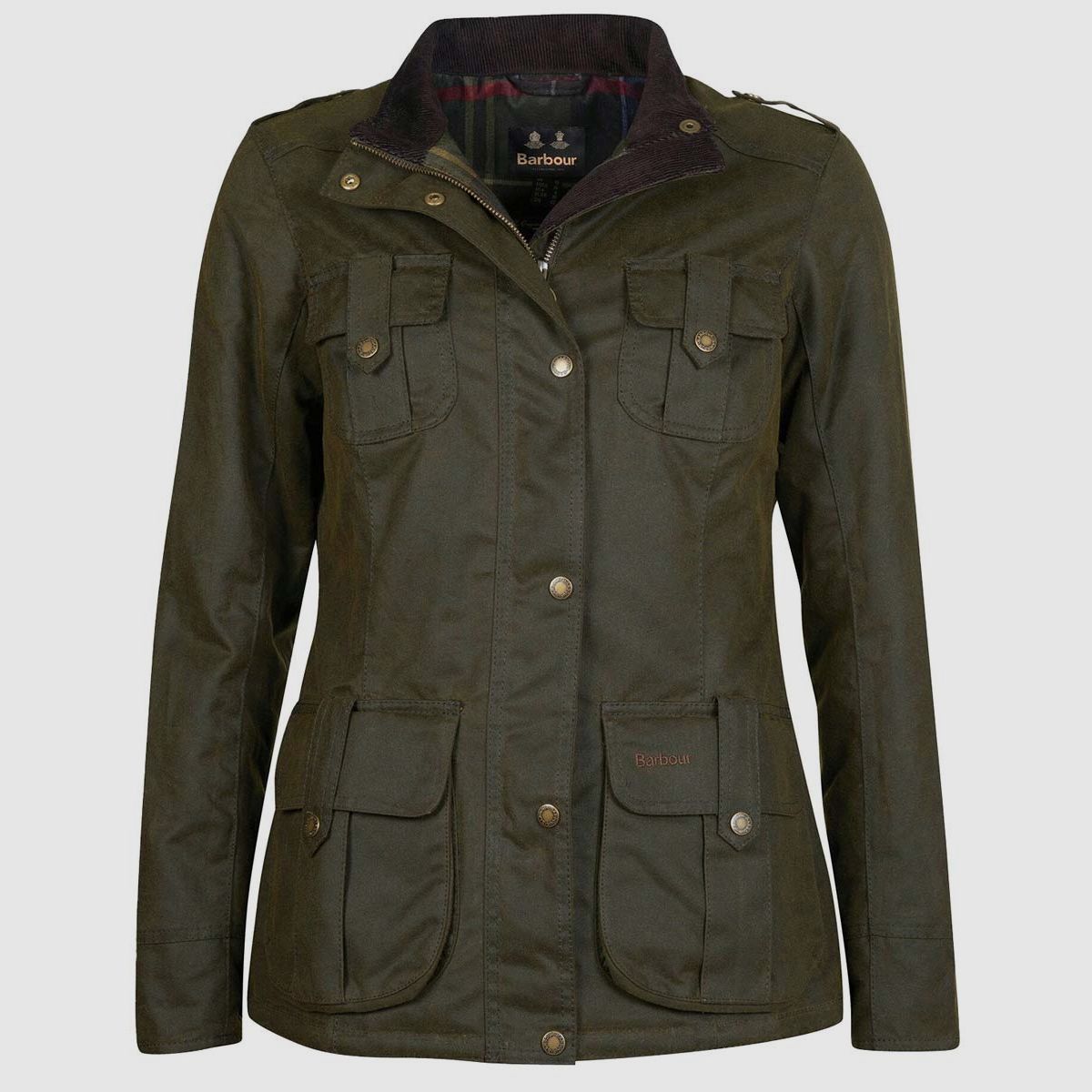Barbour Wachsjacke Defence Winter Olive/Classic