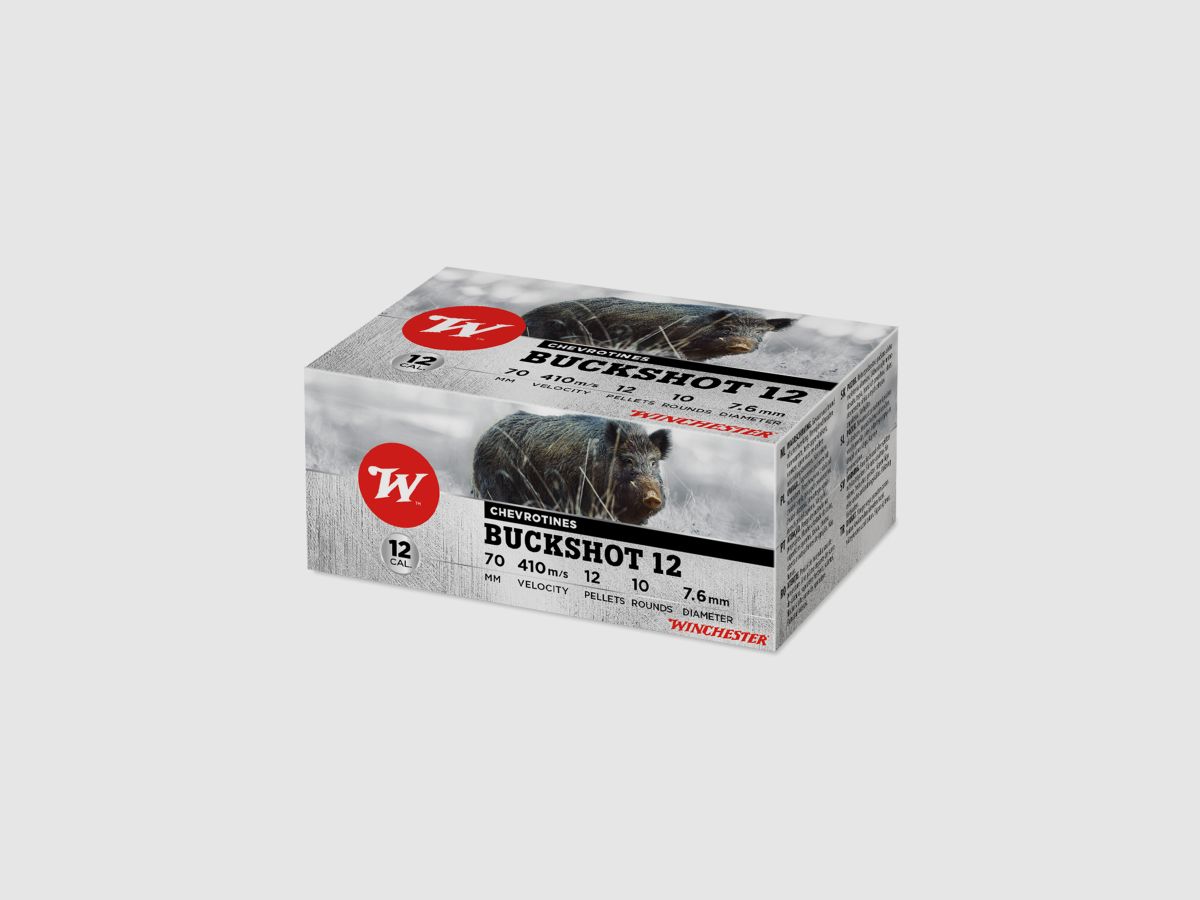 PATRONE 12/70 CHEVROTINE 20MM 30.5G 12GR X10