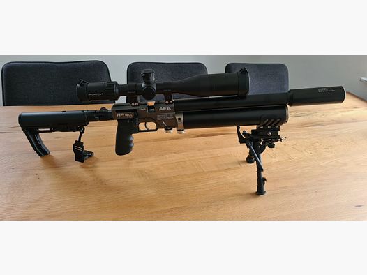 AEA HPMax MK1 9mm (.357) F-Version | RIESIGES Premium-Komplettset inkl. Element Optics, Kompressor, FX Chrony u.v.m.