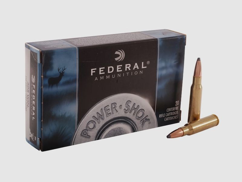 Federal Power-Shok .308 Win. 150GR JSP 20 cartridges