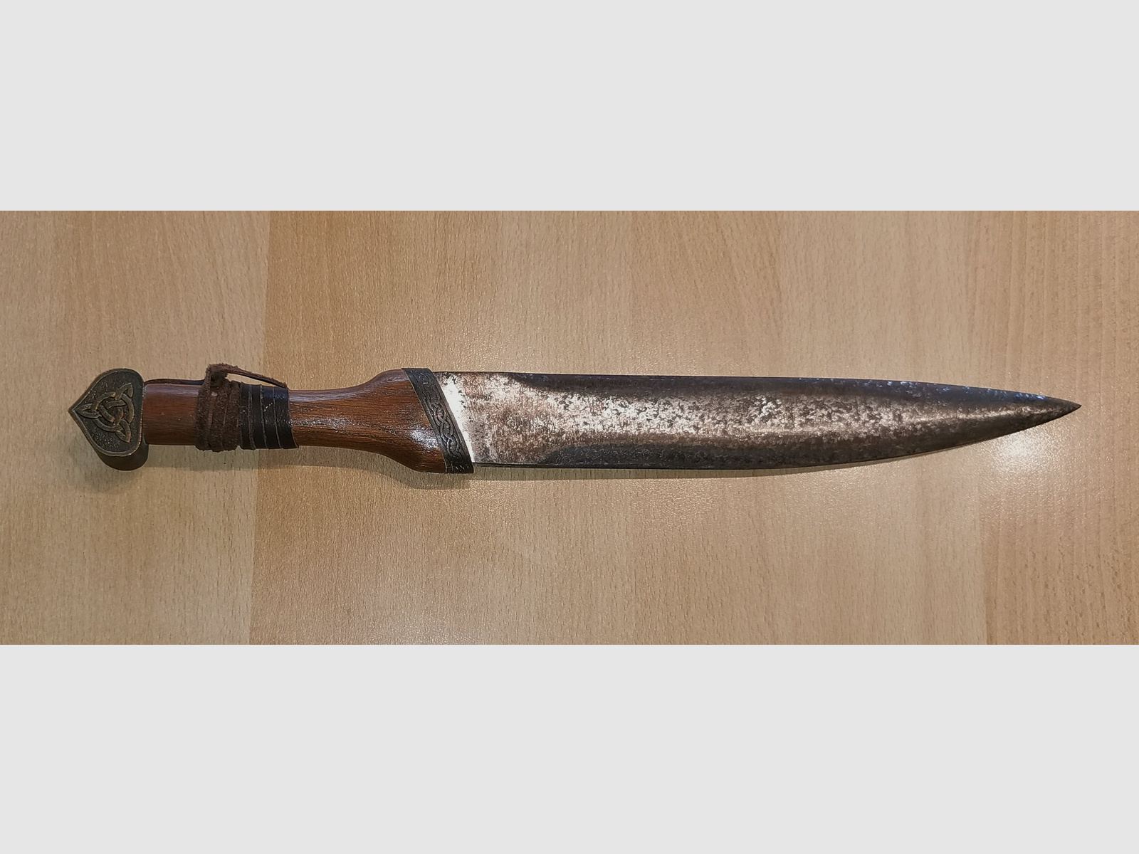 Skramasax/Sächsisches Sax Messer mit Scheide