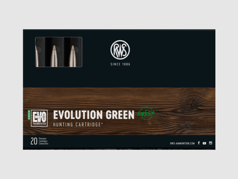 RWS 2401407 6,5X57 R EVOLUTION GREEN 6,0g 93gr