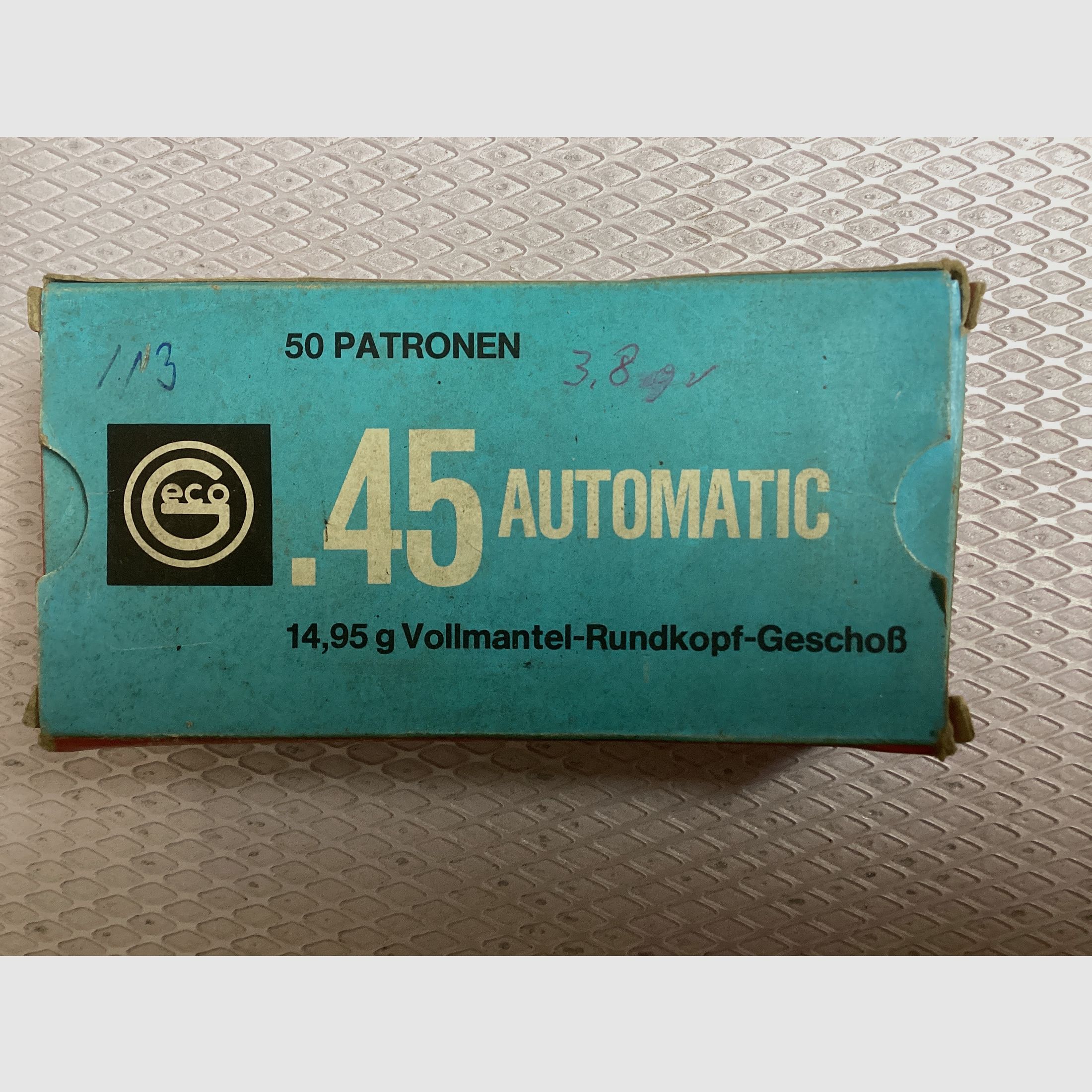 50 Patronen 45 Automatic 