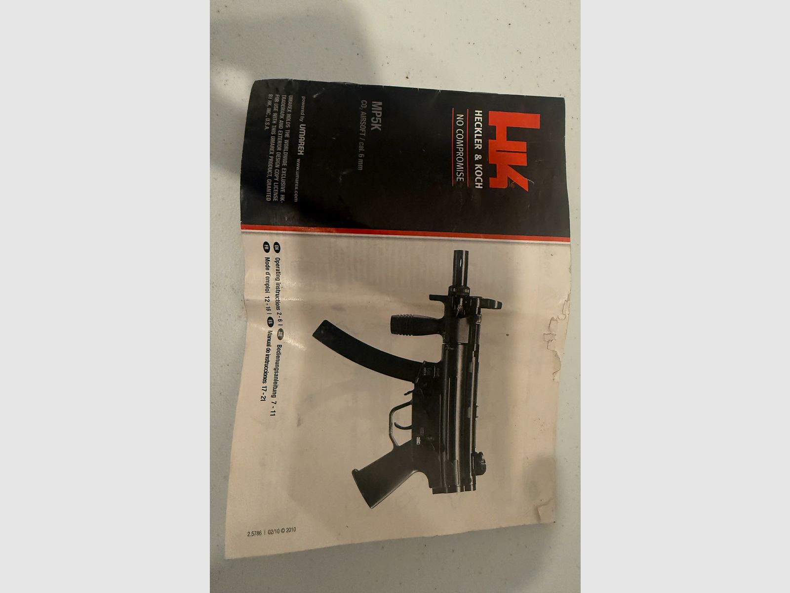 Umarex Heckler & Koch MP5K - CO2 Airsoft / Cal. 6mm BB