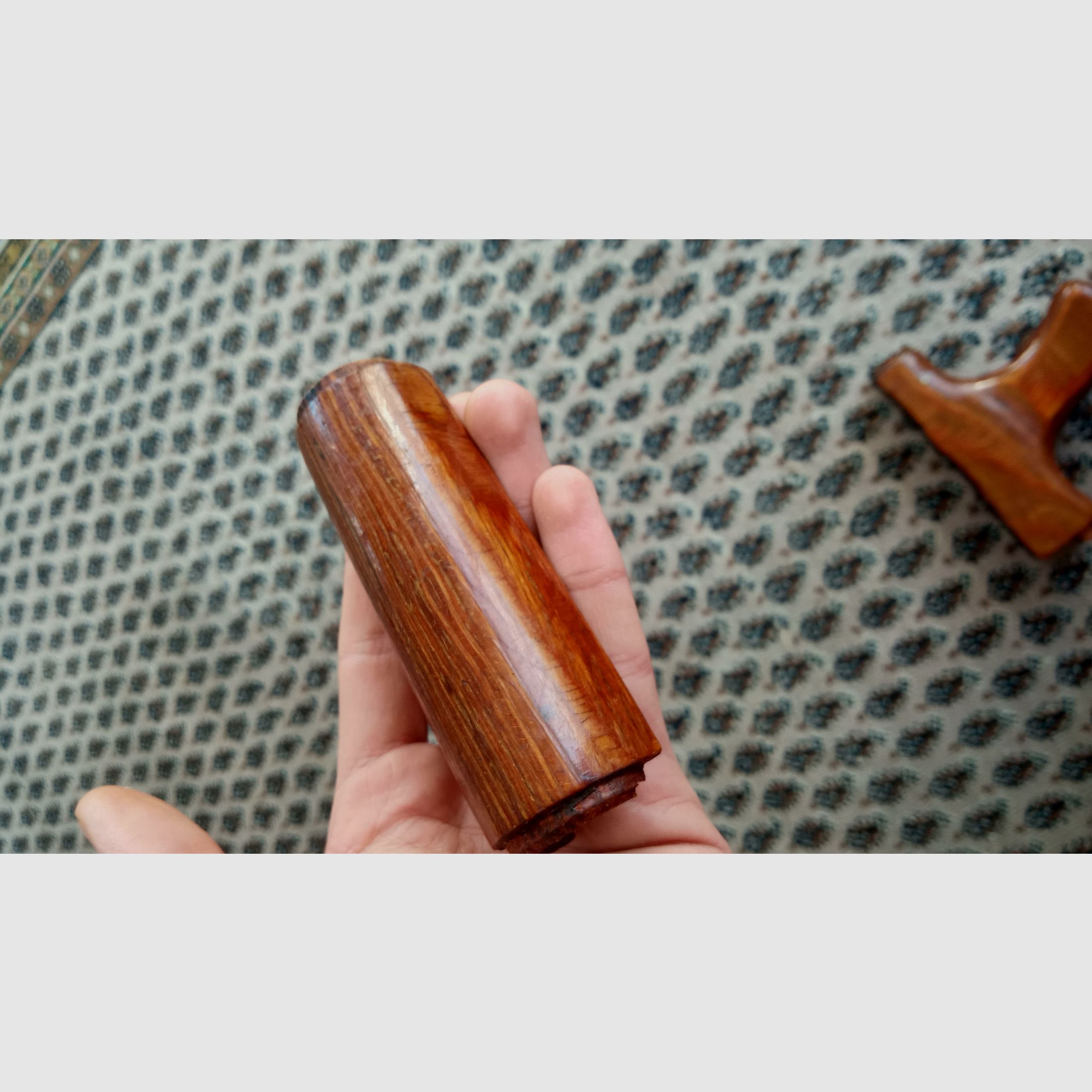 Original Rumänischer AK Handschutz s.g. Esel-Pimmel (Uluc) Schichtholz Romy Donkey Dong für PM md.63 md.90 AIMR AIMS // AKM Vordergriff ideal für Cugir WASR