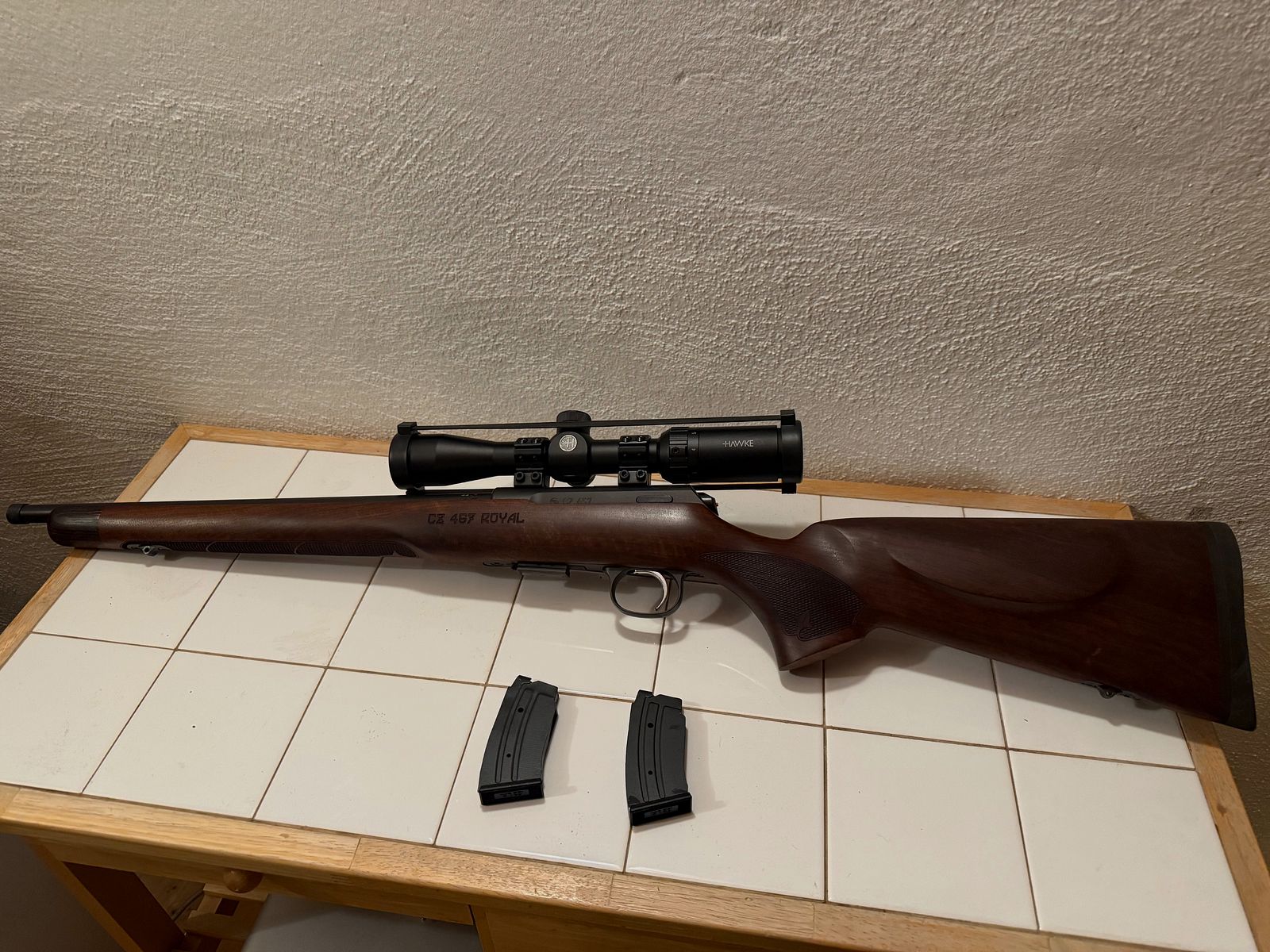 CZ 457 Royal .22 lfb - con Hawke 2-7x32 e caricatori extra