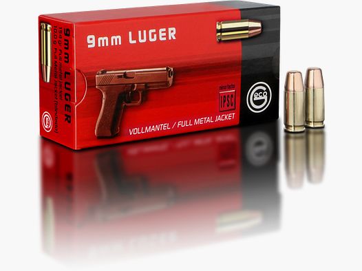Geco 9mm Luger Pełnopłaszczowy Płaski Nos 10,0g 154gr