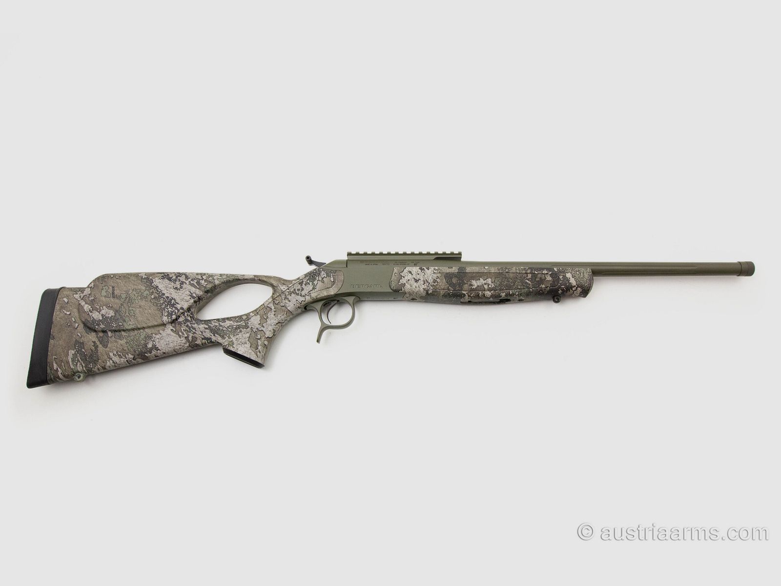 BERGARA Break Action Rifle BA13 Olive Green Camo, 6.5 Creedmoor