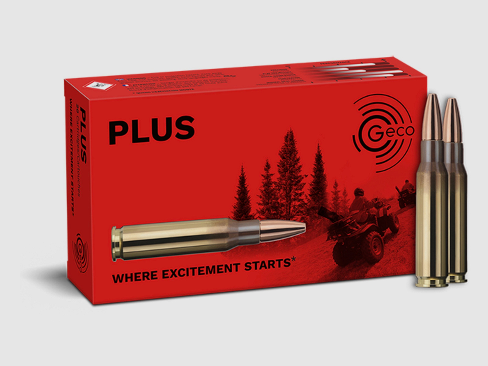 Geco 2317805 .308 Win. Plus TLM unido 11,0g 170grs.