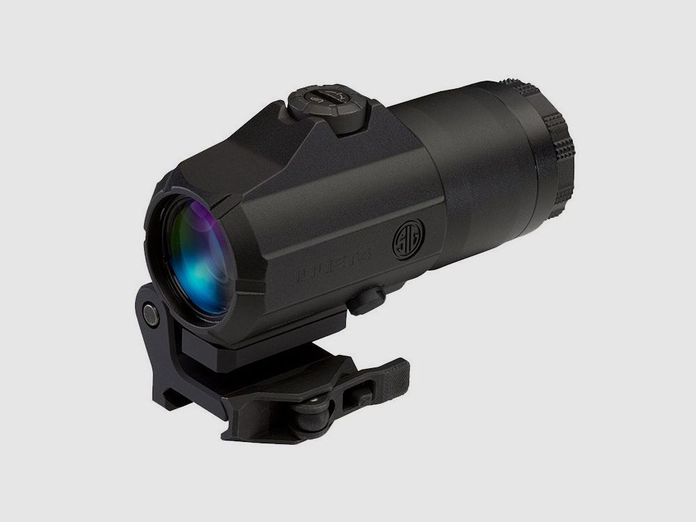 Magnificador SIG OPTICS Juliet 4 Magnifier, 4X24Mm, Powercam Qr Mount With Spacers, Black, imagen 2 de 2
