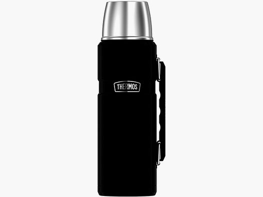 Vacuum flask Thermos Bottle olive 1.20l (Black)
