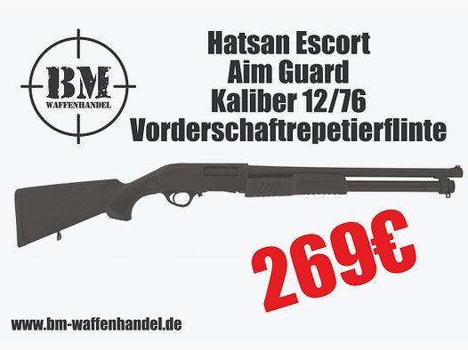 Hatsan AimGuard front stock repeating shotgun 12/76