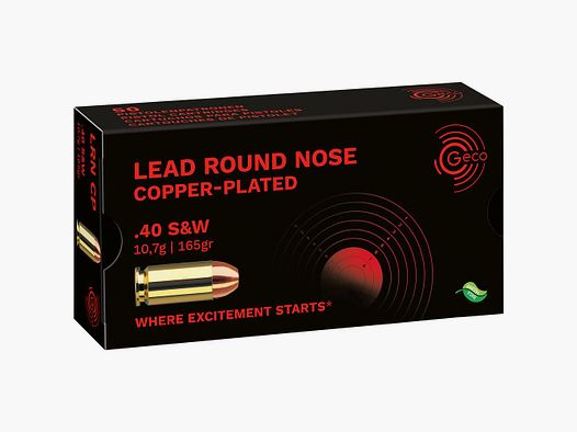 Geco .40 S&W Ołów Rk miedziowany SX 10,7g/165gr.