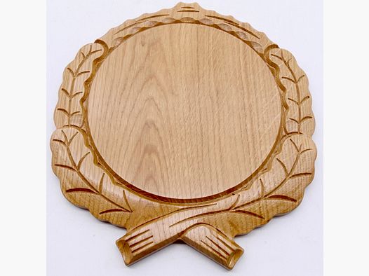 Insegne in legno di quercia intagliate per armi da cinghiale Hell 17 cm