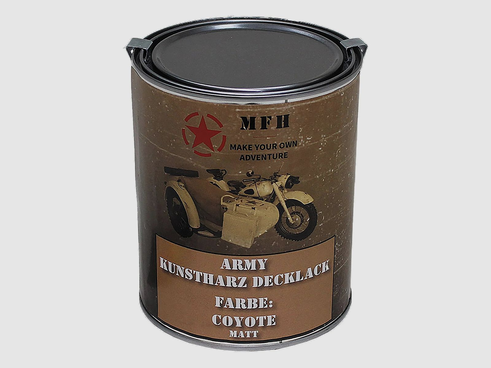 MFH MFH Farbdose Army Lack 1 Liter matt coyote