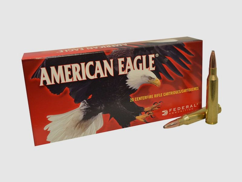 Federal American Eagle .338 Lapua Mag. 250GR JSP 20 Patronen