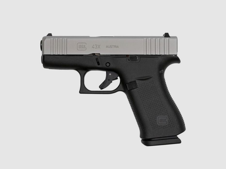 Glock 43X Silver 9X21