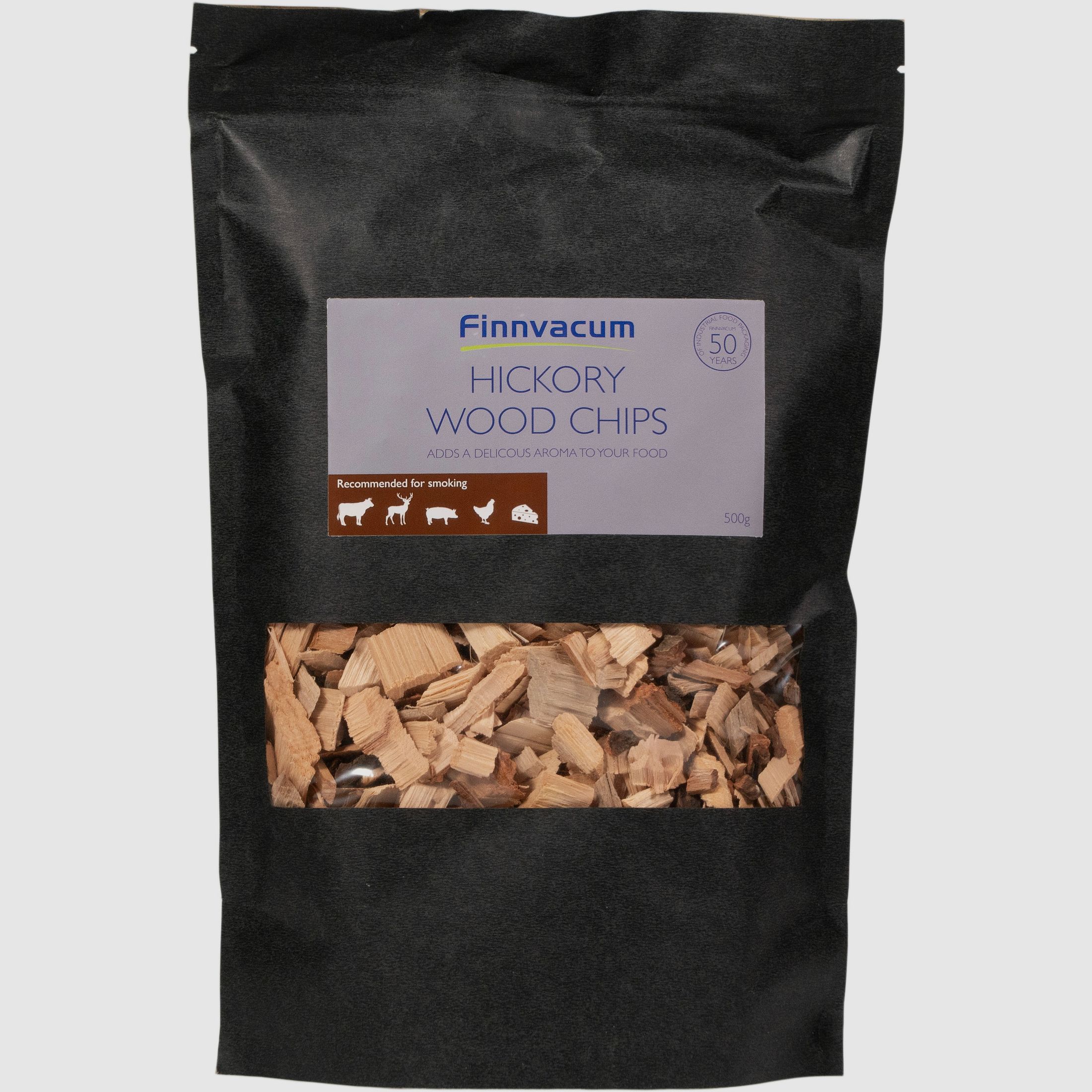 Finnvacum Astillas de humo Hickory 500g