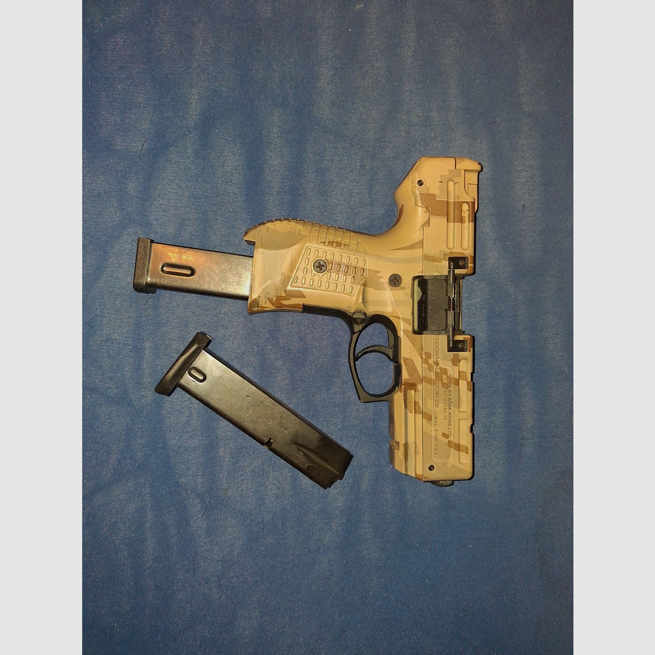 Wapenverzameling, RAM 68. Bull Barrel 22. Schreckschuss 9mm Zoraki Glock luchtgeweer 4,5mm, afbeelding 9 van 20