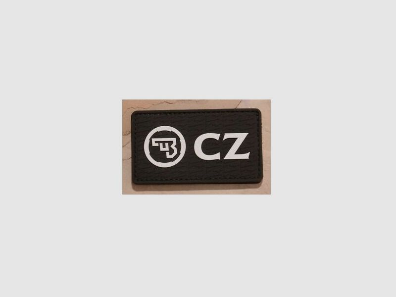 CZ PATCH 3D VELCRO MET ZWARTE LOGO