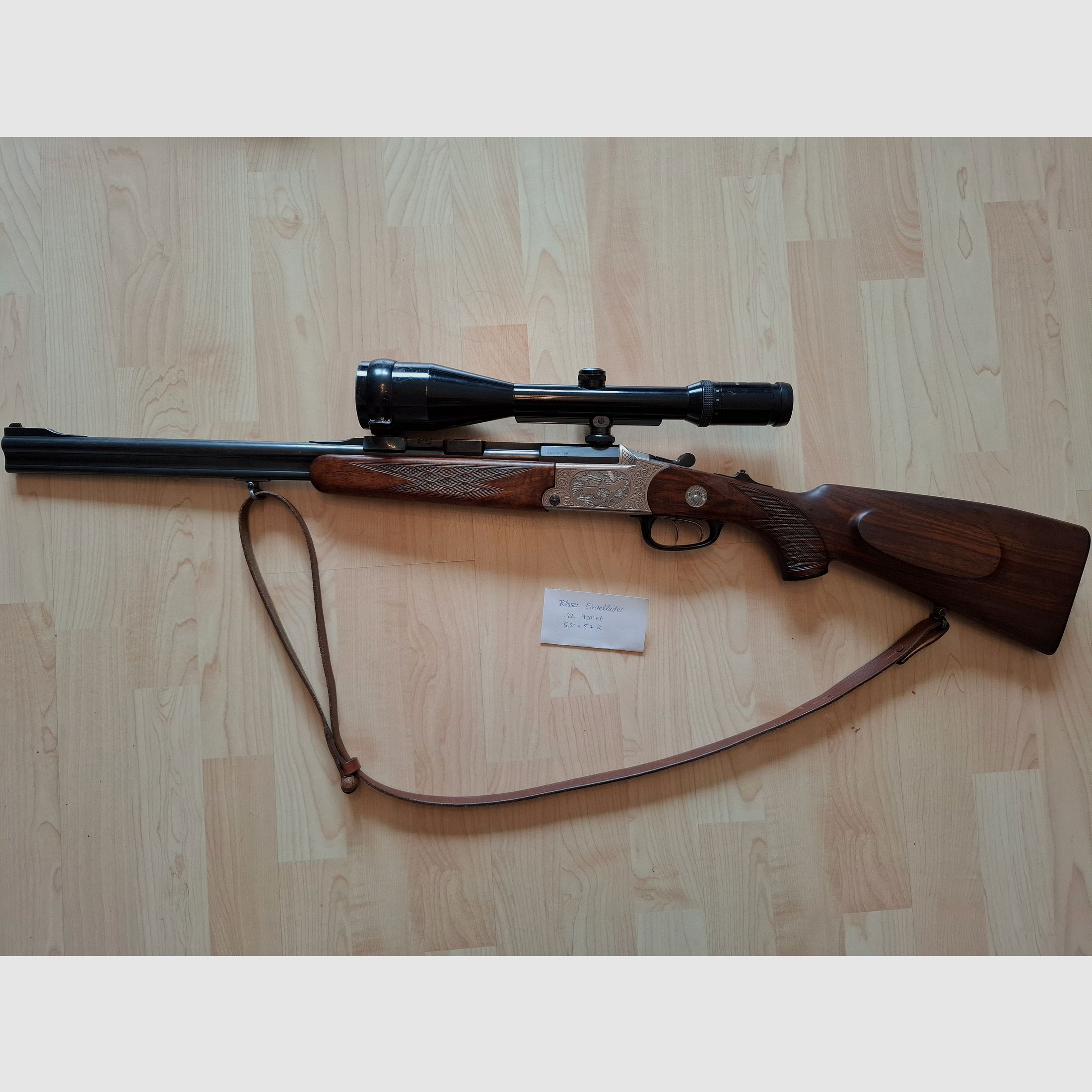 Blaser Bergstutzen 6,5x57R  .22 + Swarovski 3-12x56