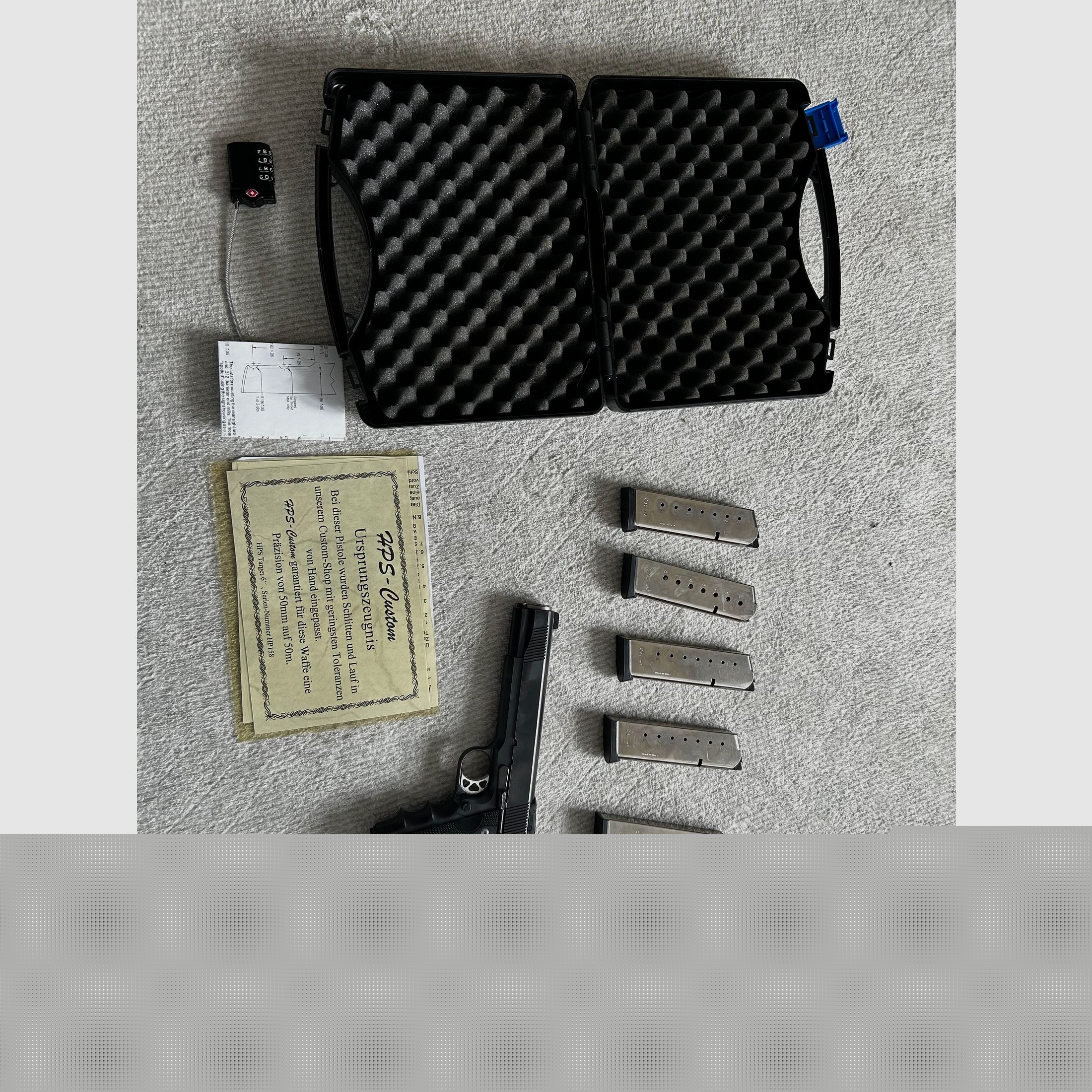 1911 HPS Target 6“ Custom Gun Aristokrat .45ACP