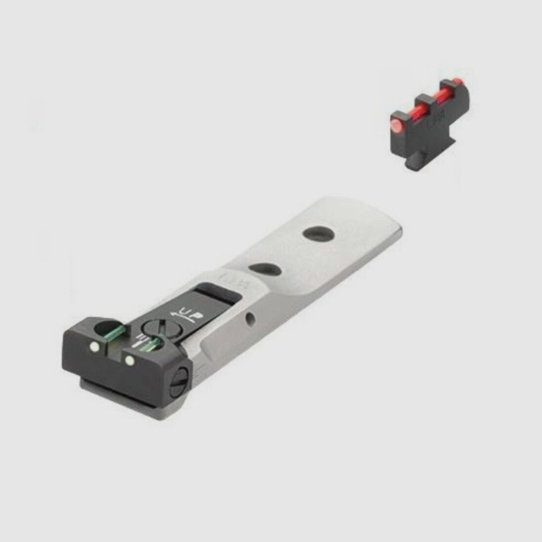 LPA TXT Visierset silber Fiber S&W N