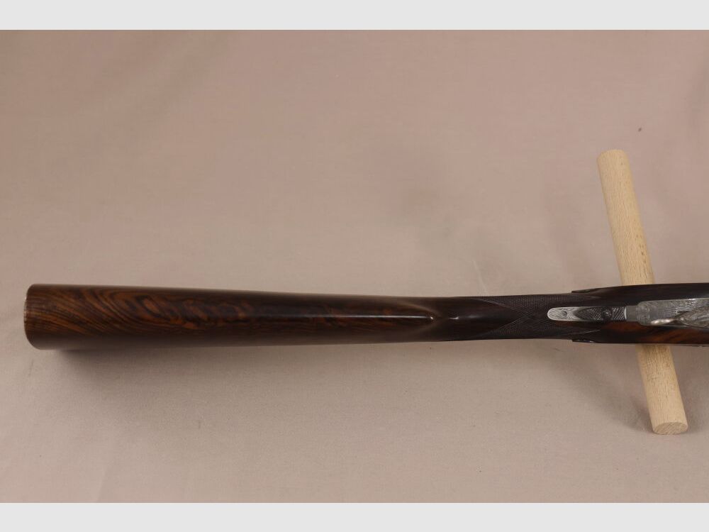 Armas Garbi side lock over and under shotgun // TOP wood / engraving / single trigger!