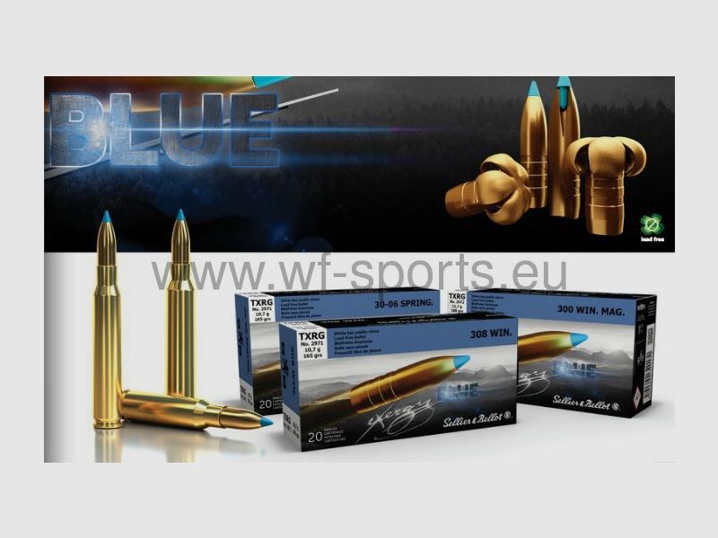 S&B 165grs blue Bleifrei 308 www.wf-sports.eu