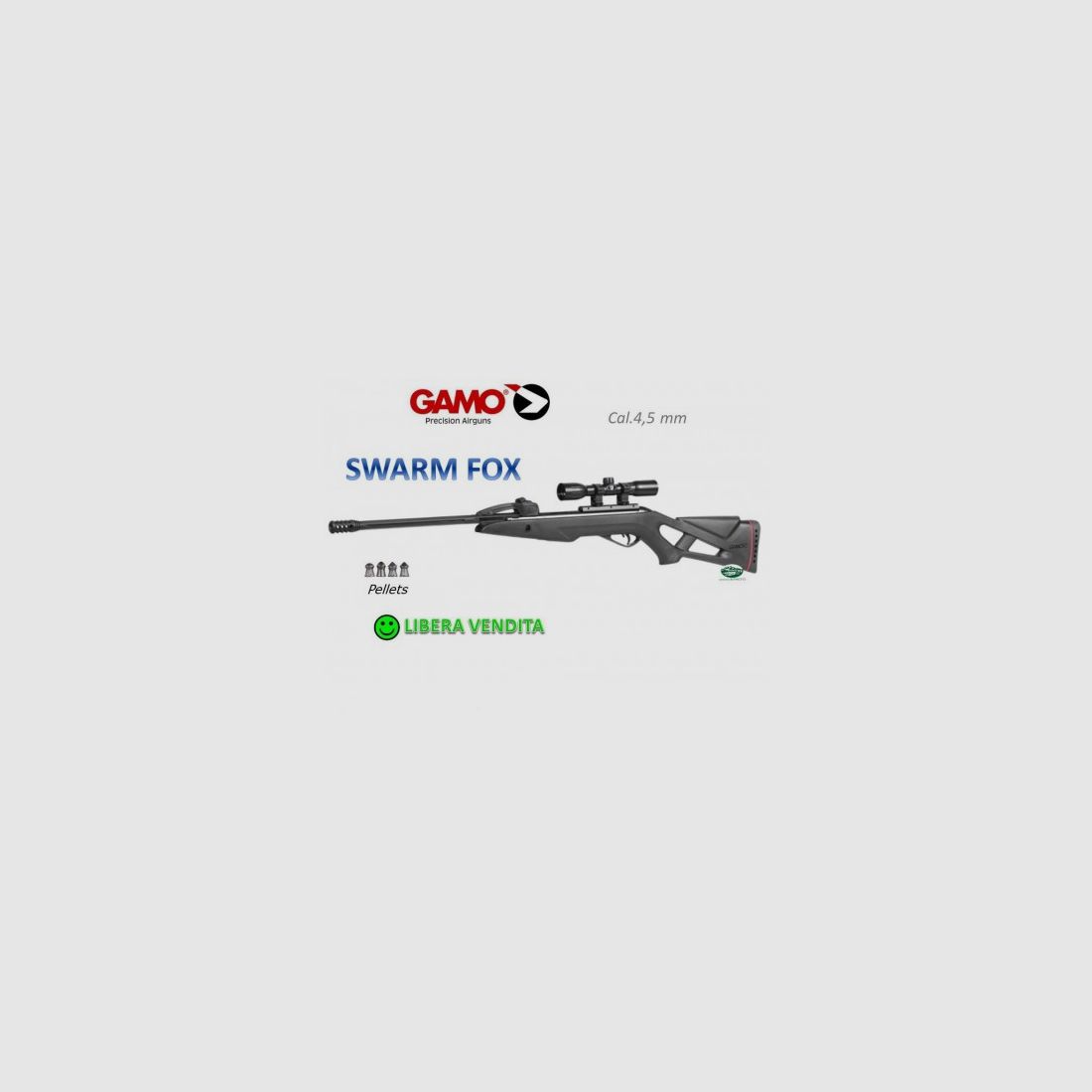 GAMO SWARM FOX cal.4.5mm with optic