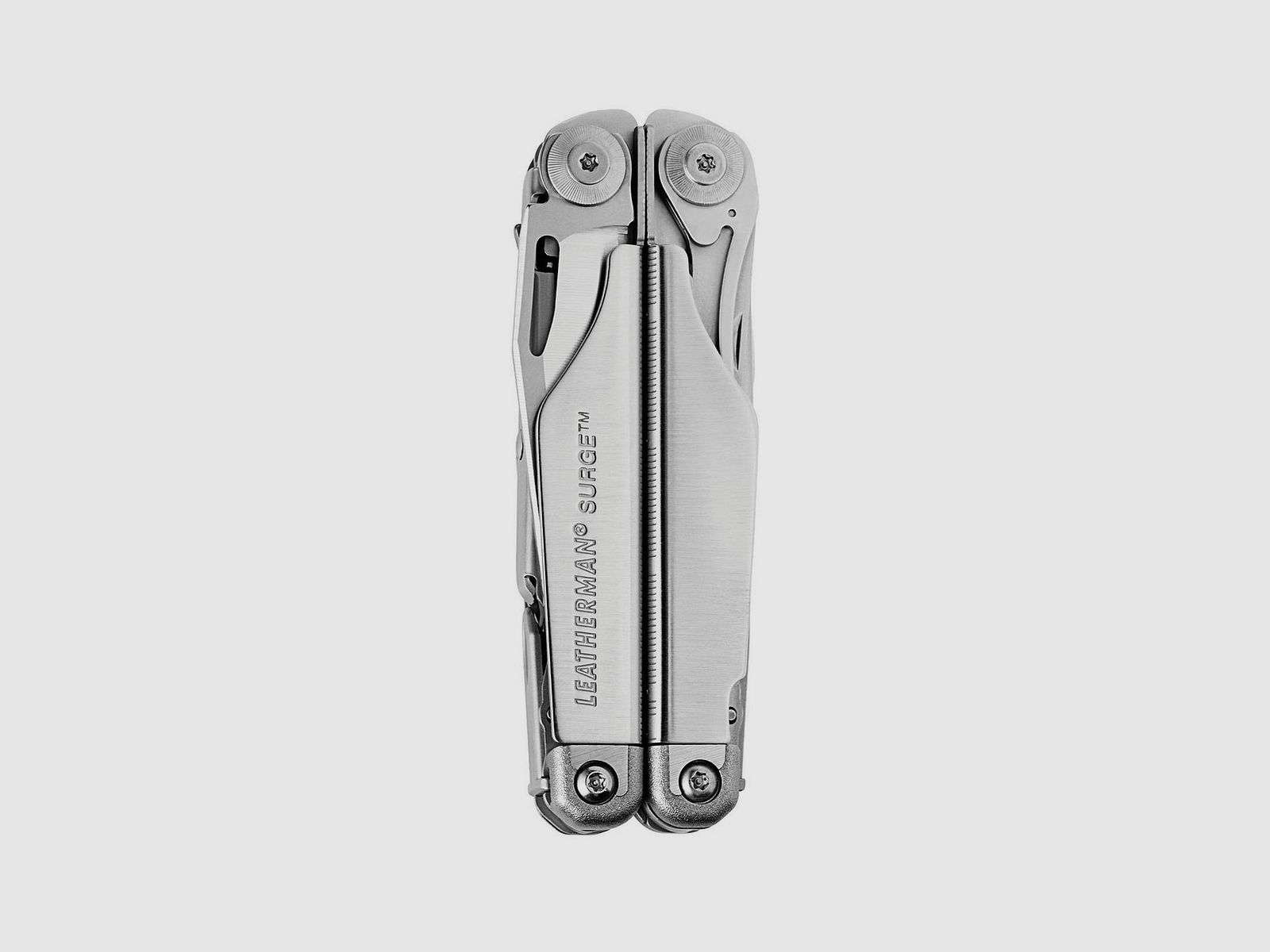 Leatherman SURGE RVS, Nylon Holster met Zak, L