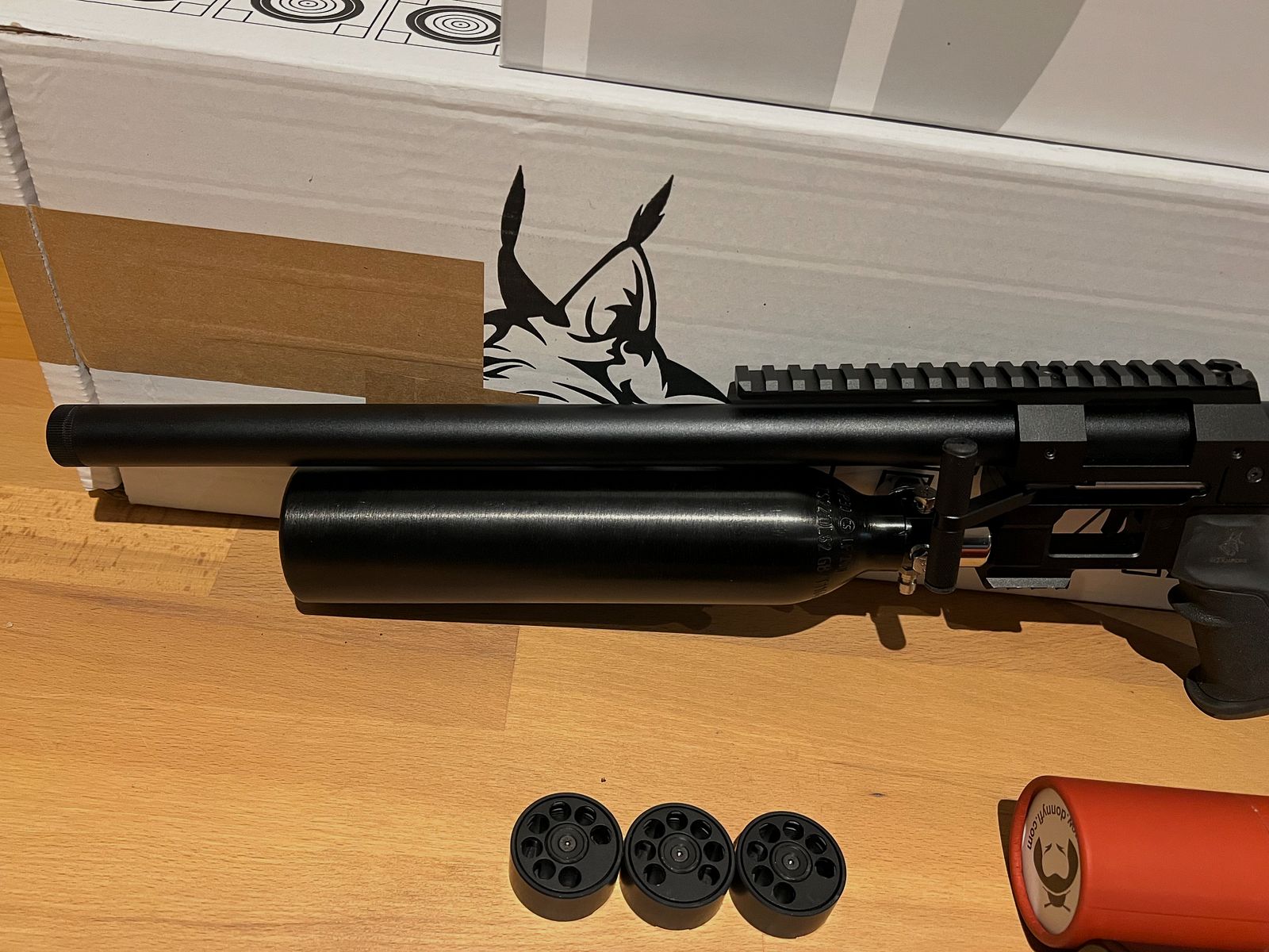 Fusil à air RTI Prophet II Cal30/7,62 EDgun Diana JSB Diabolos