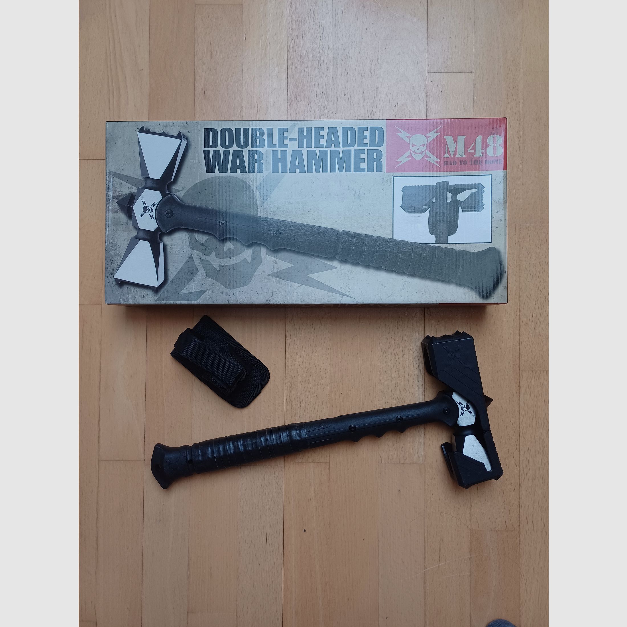 United Cutlery M48 Zweiköpfiger Kriegshammer Warhammer  UC3428 NEU OVP