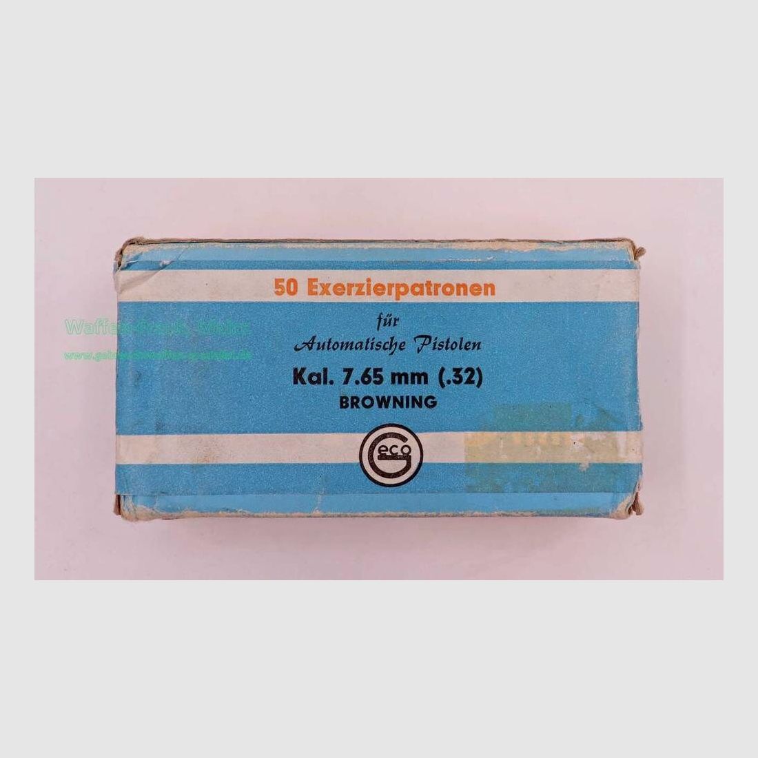 Geco - Fürth Blank Cartridges 7.65mm Browning/.32ACP