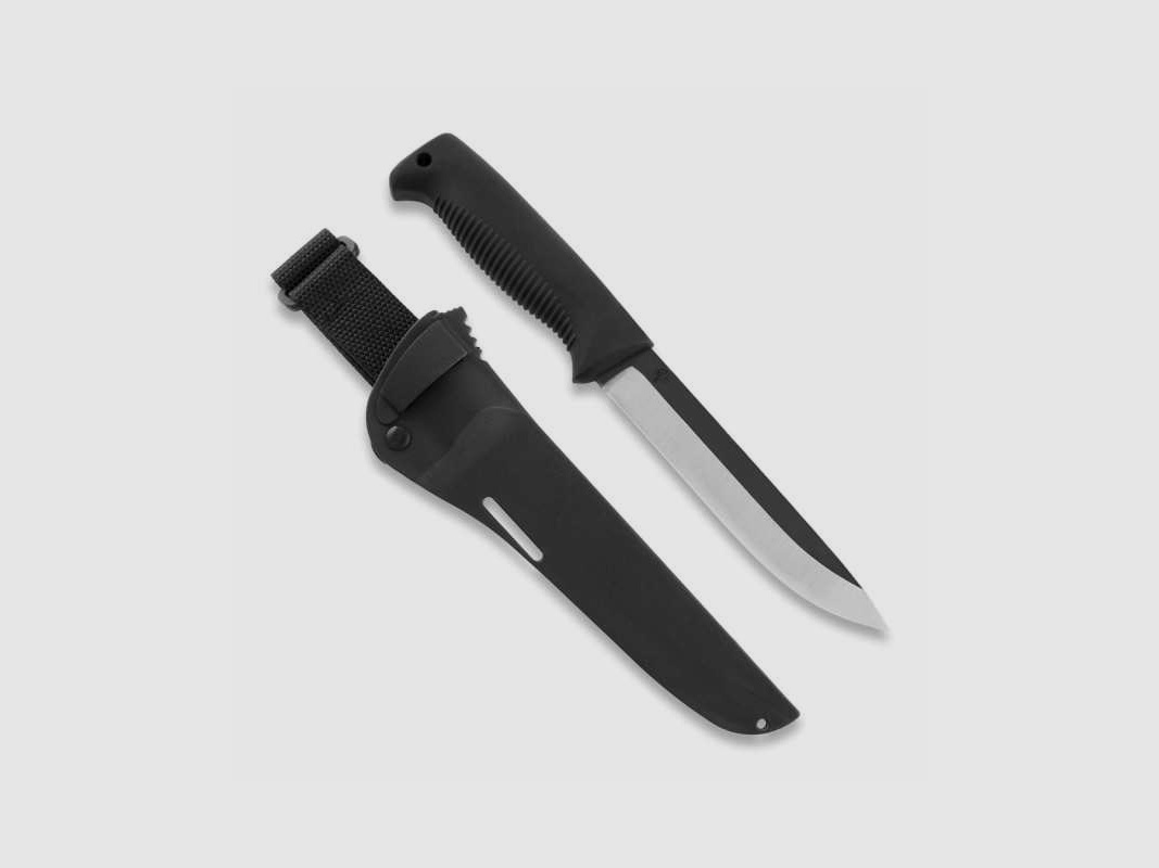 Peltonen Knives M95 Ranger Puukko Sissipuukko FJP144 unbeschichtet Kunststoffscheide schwarz