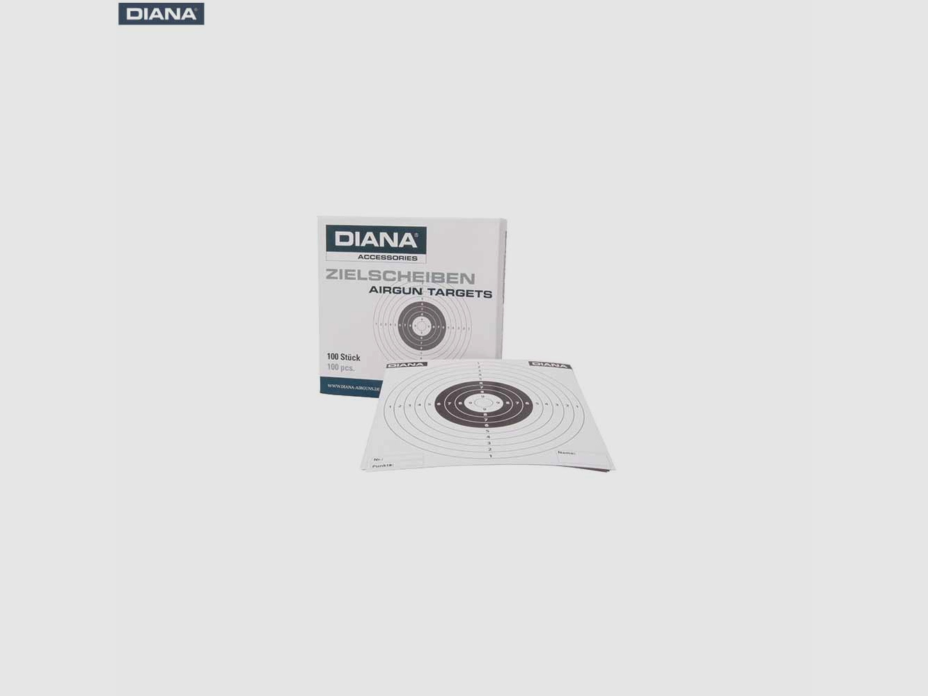 DIANA PAPER TARGETS 14x14cm 100pcs