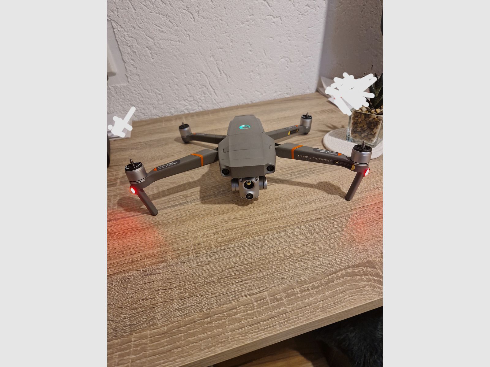 NUOVO DJI Mavic 2 Enterprise Advanced termografia 640 tempo di volo totale del dispositivo due ore entrambe le batterie hanno solo 4 cicli di carica.
