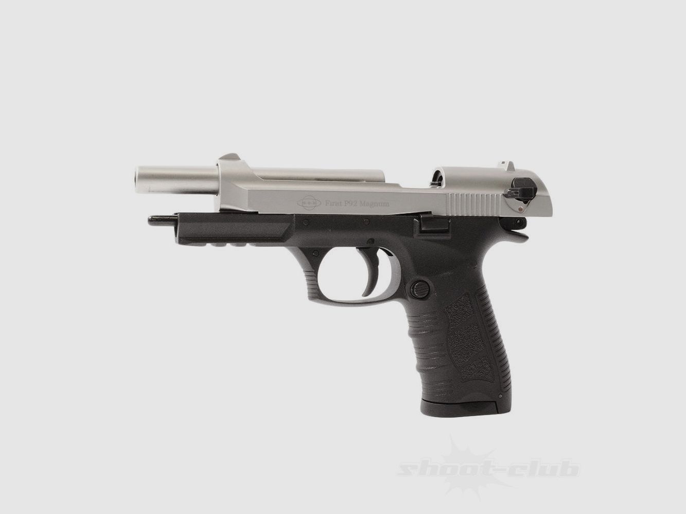 Ekol P92 Magnum Schreckschusspistole 9mm P.A.Knall Nickel