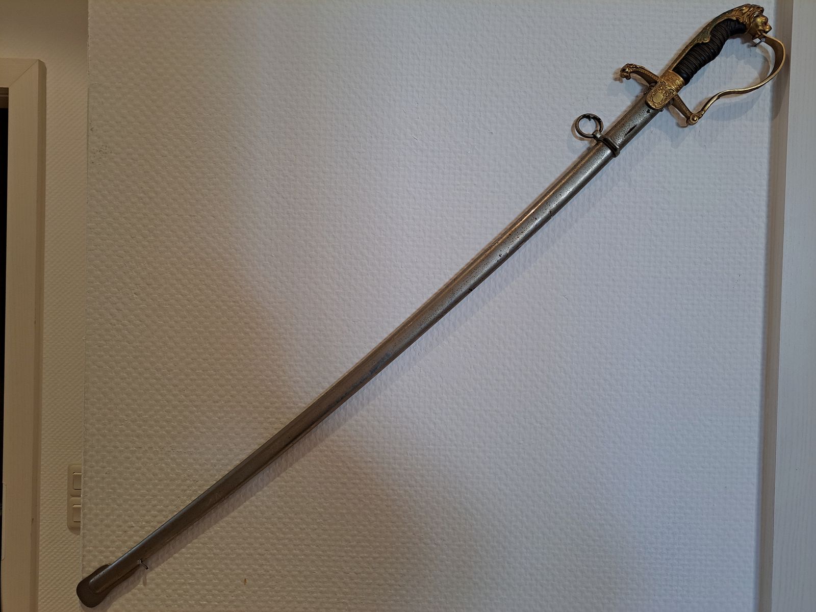 Löwenkopfsäbel original, erster Weltkrieg