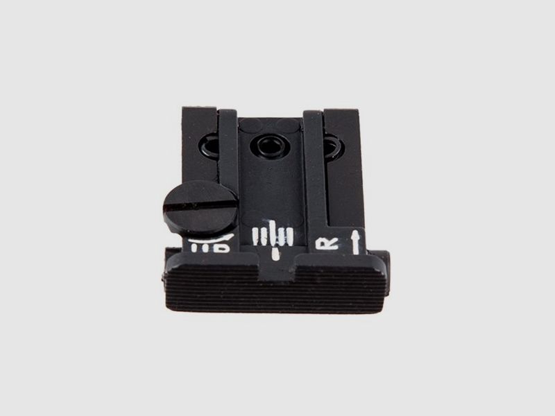L.P.A. SIGHTS COLT 70/80/90 BLACK SERRATED ADJUSTABLE REAR SIGHT, image 4 of 4