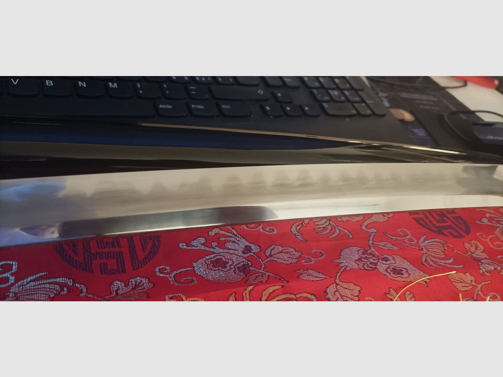 Katana Samuraischwert mit Gyaku-Kobuse Klinge – 1095 Carbonstahl