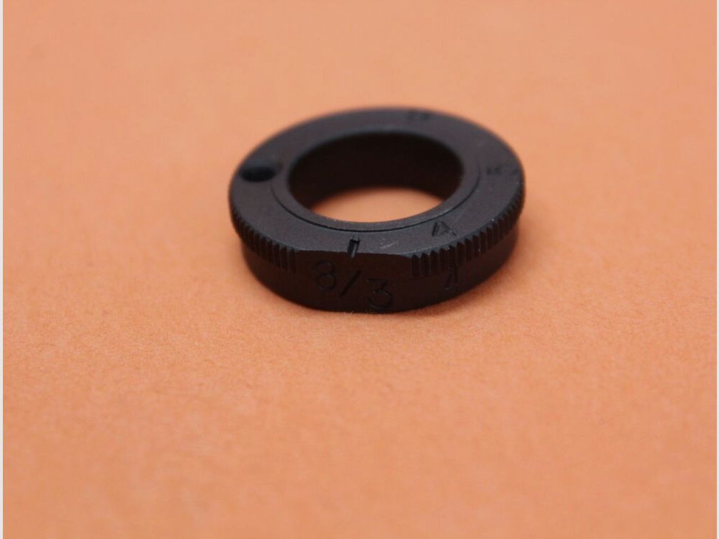 DPMS AR-15: Rear Sight Base Elevation Index AR-15 A2 Matte DPMS adjustment ring for diopter sight