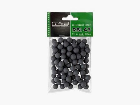UMAREX T4E PALLE IN GOMMA NUCLEO IN ACCIAIO CAL.43 RBI PER 100