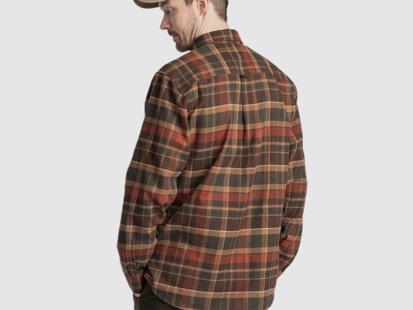 Shirt Prestwck Exclusive 9428 Dark Green / Terracotta L, image 3 of 6