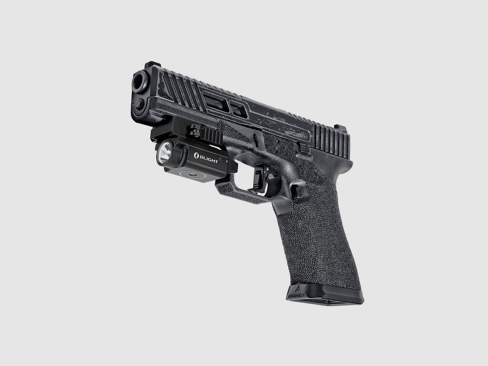 LED flashlight for compact weapon PL Mini II Valkyrie 600 lum. Olight black, image 10 of 66