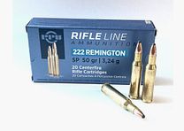 PPU cartridge cases .222 Rem. 3.24g 50grs SP 20 pieces