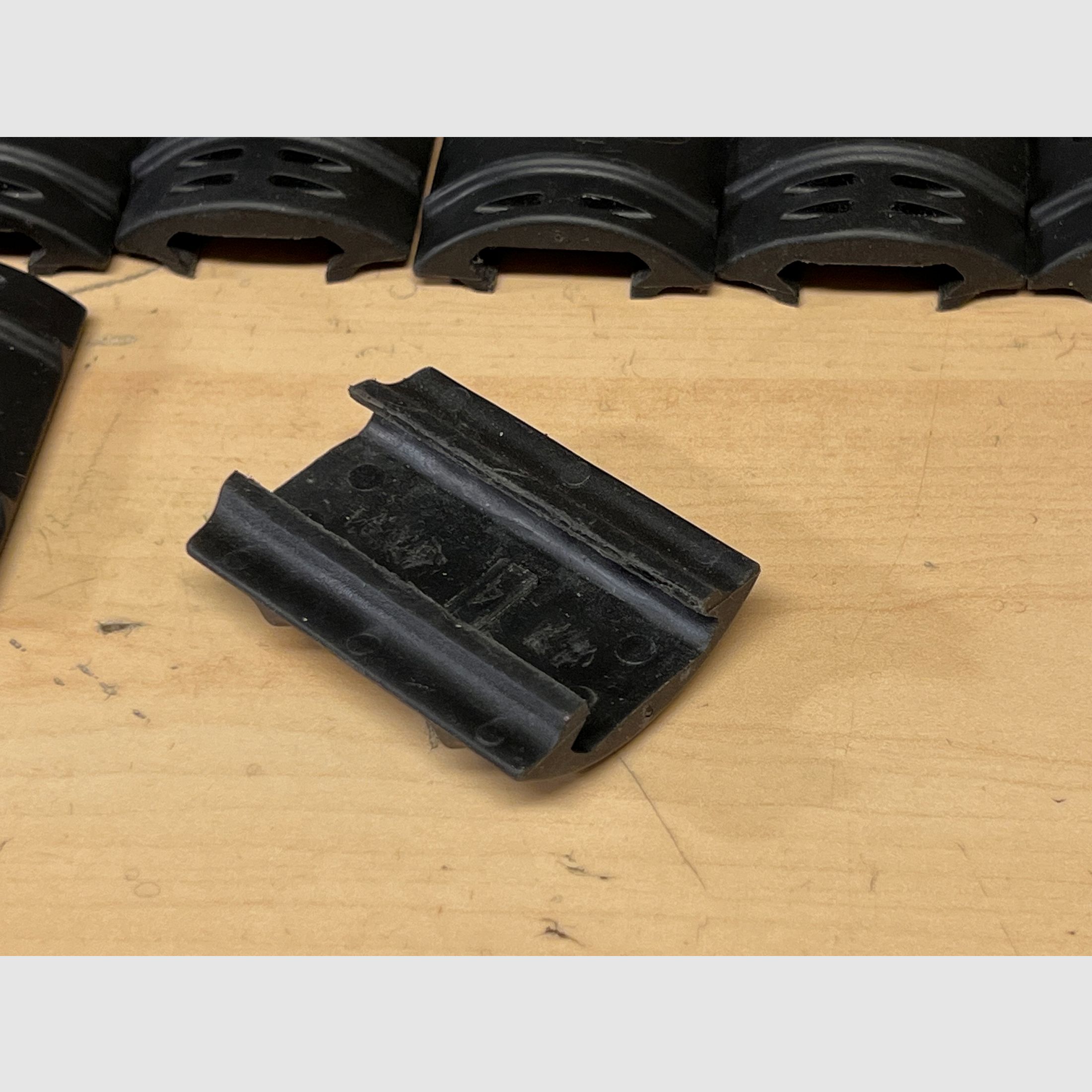 Picatinny small Rail Cover 12-piece set in black