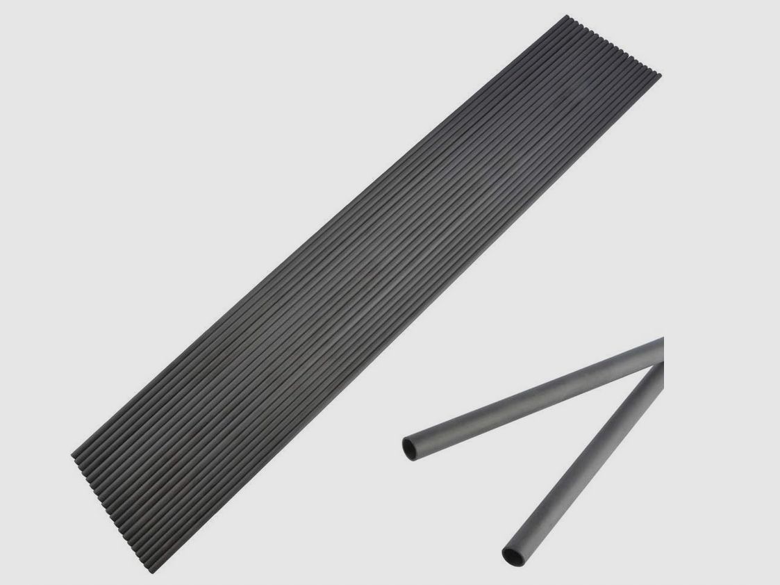 SHARROW - 12 pièces flèches en carbone tige en carbone - 30 pouces - Spine 300 - en fibre de carbone pure - ID 6.2mm - tiges de flèches pour flèches faites maison