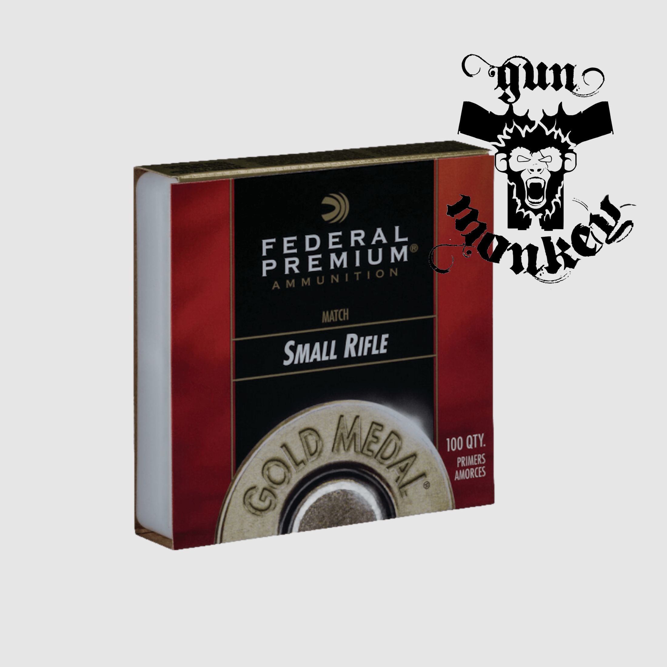 Federal Gold Medal GM205 Champion Small Rifle Zündhütchen (Packung = 100 Stück)